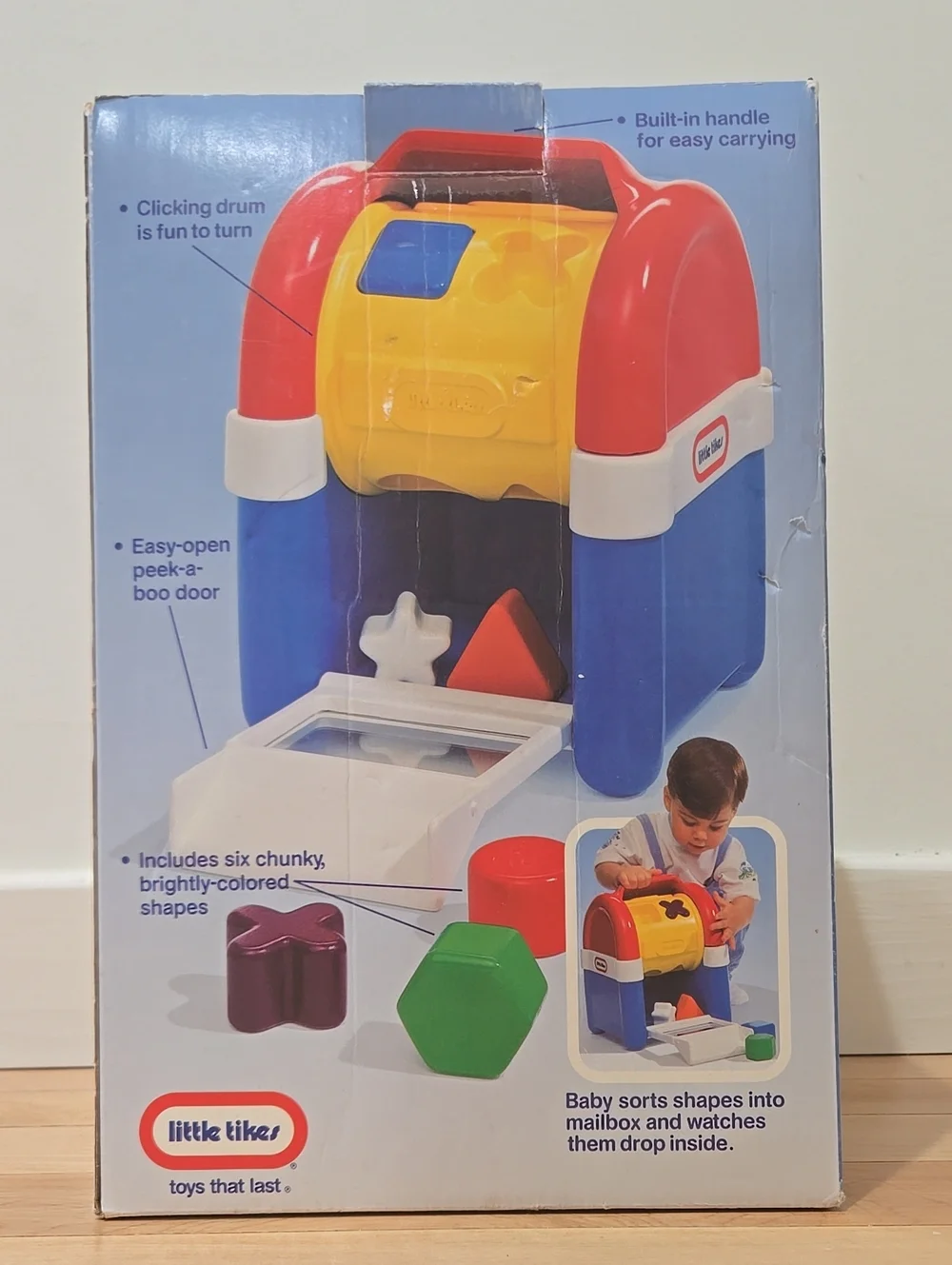 Vintage 1991 Little Tikes Mailbox Shape Sorter